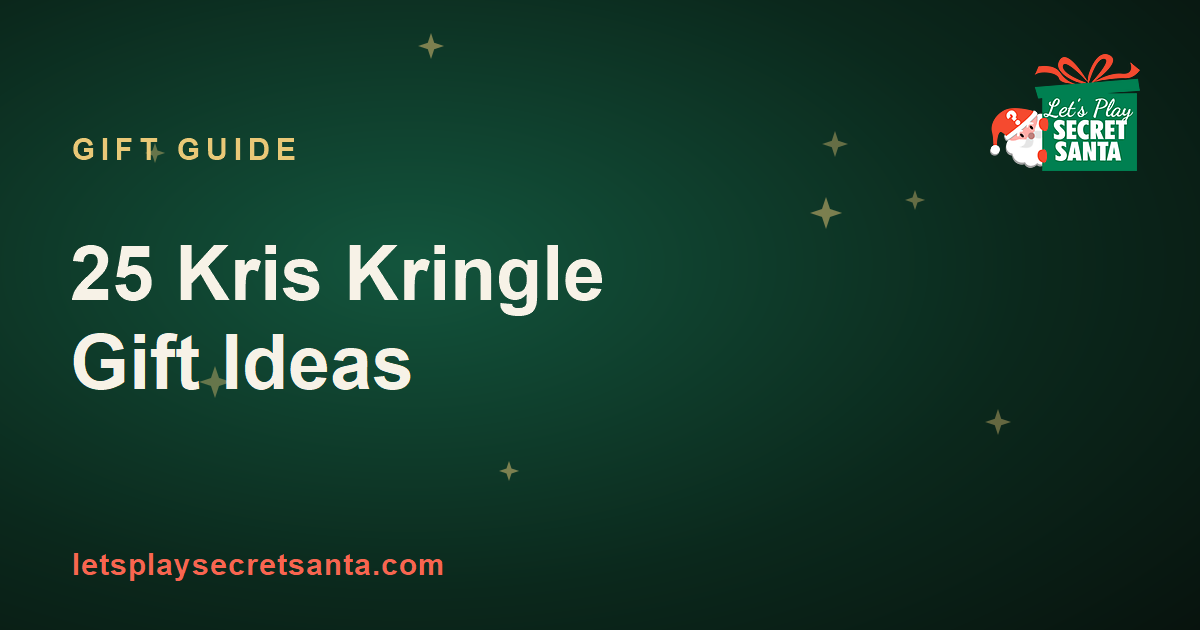 Best Kris Kringle gift ideas under $25 for family, friends and coworkers